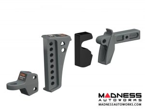 GMC Sierra 3500 - Rebellion XD Adjustable Cushion Hitch Ball Mount - 2" Shank w/ 6- 1/4" Drop